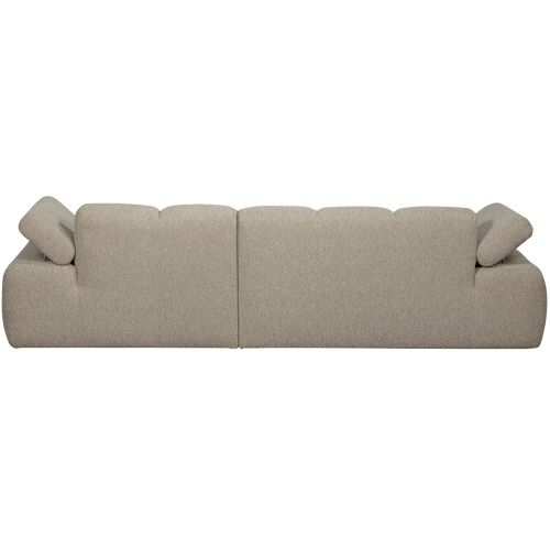 WOOOD chaise longue bank rechts Mojo - Bouclé - Beige Melange - vtwonen shop