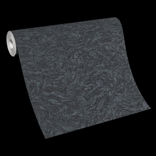 Erismann behang effen zwart - 53 cm x 10.05 m - 661527 - vtwonen shop