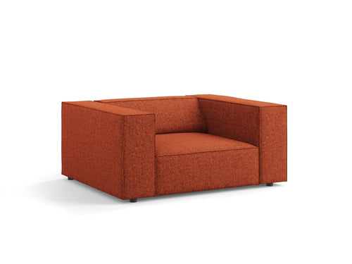 Cosmopolitan Design Fauteuil Arendal chenille, terracotta - 102x124x70cm