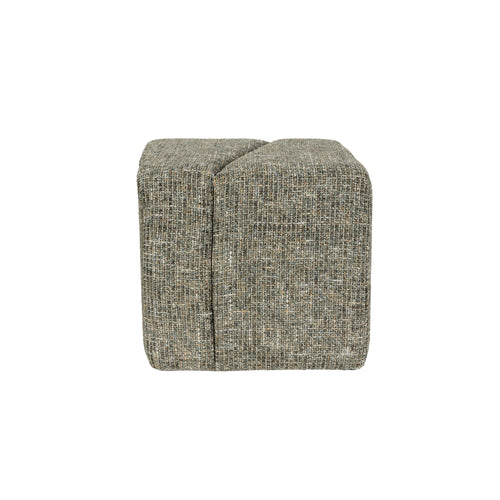 Housecraft Living Dance Poef Vierkant Groen
