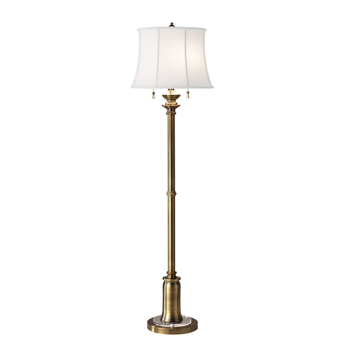 Elstead Stateroom - 2 Lichts Vloerlamp Messing, E27