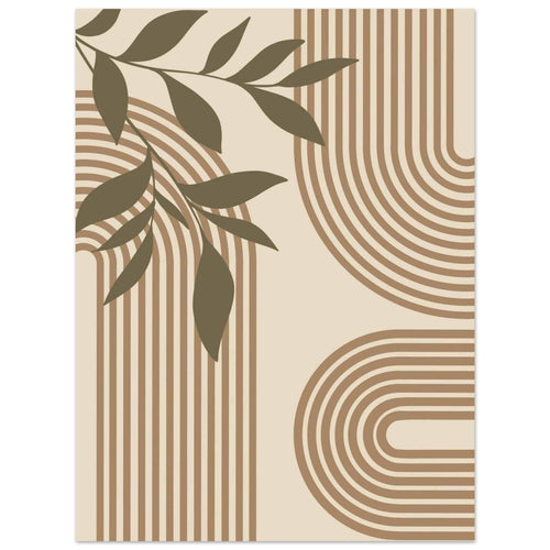 Artfulprints  Boho – Structured calm   poster 30x40 cm - vtwonen shop