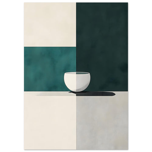 Artfulprints  Boho – Cup and shape   poster A4 21x29.7 cm - vtwonen shop
