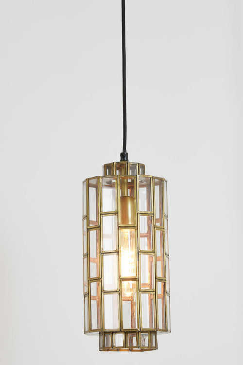 Light & Living hanglamp Søstrene - brons - 15x15x31 cm