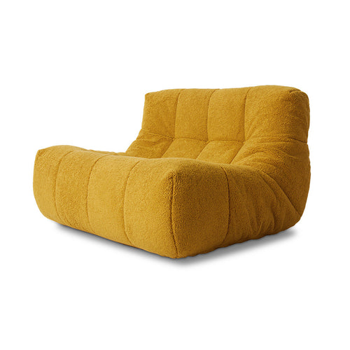 HKLIVING stoel Lazy lounge – fluffy ochre - vtwonen shop