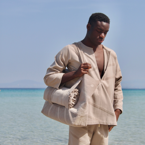 WAY strandtassen - Stone