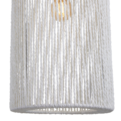 Lighto | Hanglamp Rotan Wit Ø28 cm | Aurum - vtwonen shop