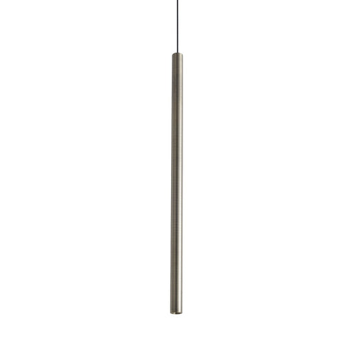 Ideal Lux LOOK Slanke hanglamp van 70 cm, messing, 1x LED 1000lm 3000K