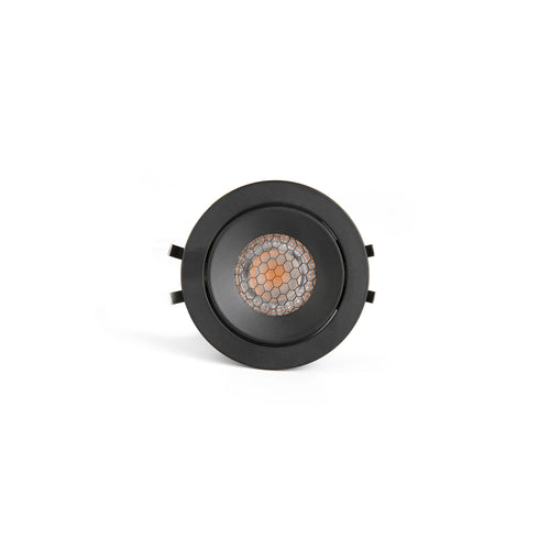 Faro Kivi Kivi Zwarte Richtbare Inbouwlamp 5W 3000K 36° IP44