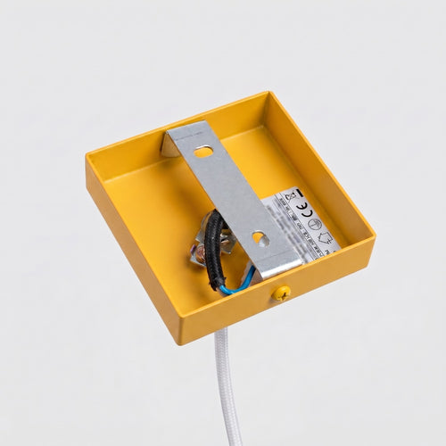Sollux Lighting Hanglamp KARBON 1 geel - 8x8x118cm