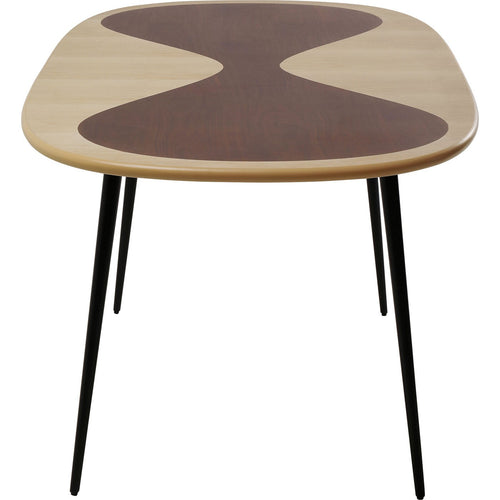 Kare Design Eettafel Petal 150x90cm zwart