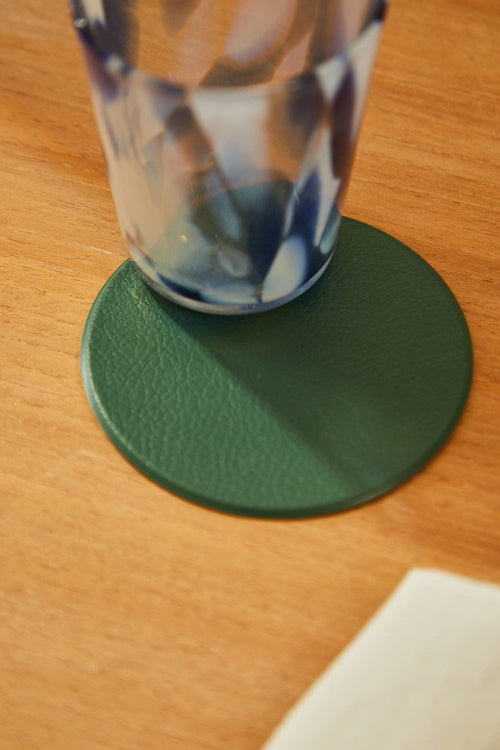 Calma House Onderzetters (set van 4 stuks) Pla4 - Groen - Diam. 10