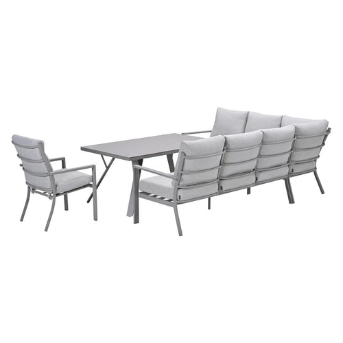 Garden Impressions lounge dining set Senja valley sand - 4-delig - links incl stoel - vtwonen shop