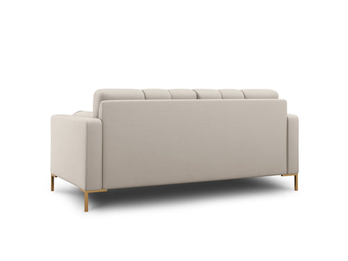 Cosmopolitan Design Bank Bali 2-zits, structurele stof, beige - 96x152x75cm