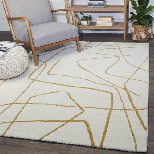 AFK Living vloerkleed Lumen - zeer zacht - geel - 200 x 290 cm