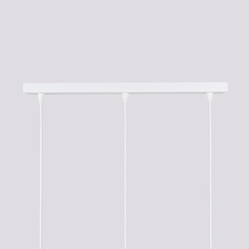 Sollux Lighting Hanglamp KARBON 3L wit - 45x6,5x98cm