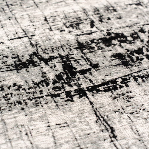 Louis De Poortere vloerkleed Metro B&W - grijs - 240x240cm