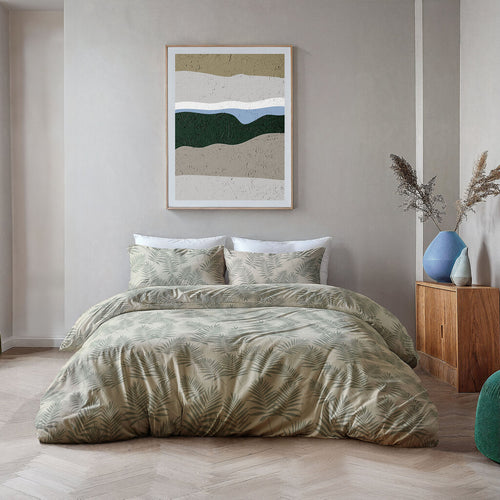 Byrklund - Dekbedovertrek Lewis - 200x220 cm - Zand