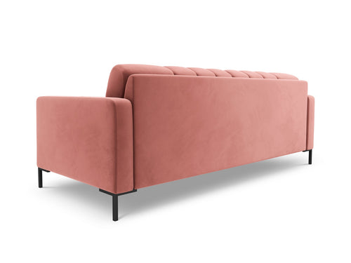 Cosmopolitan Design Bank Bali 4-zits, flueel, roze - 96x217x75cm