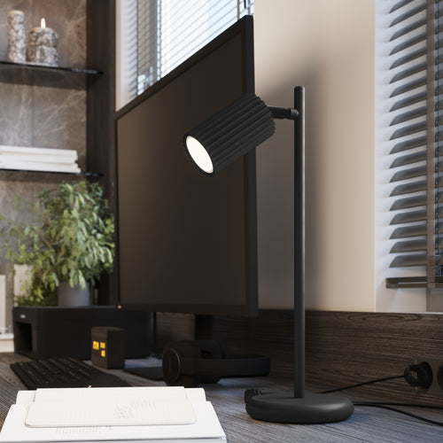 Sollux Lighting Plafondlamp KARBON 4L zwart - 81x6,5x16,5cm