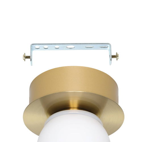 EGLO plafondlamp Mosiano - led - ø 11 cm - goud/wit - vtwonen shop