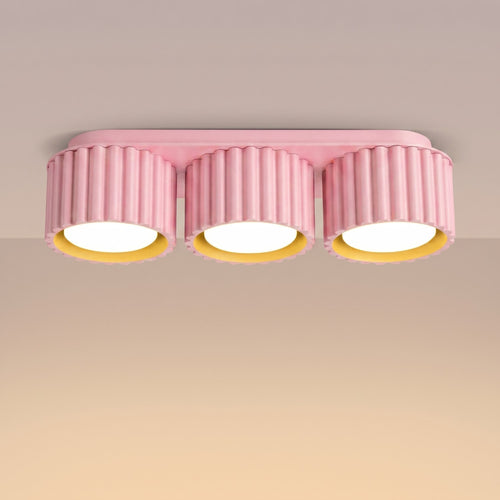 Sollux Lighting Plafondlamp AURA 3 roze Gx53 - 32,5x10x8cm
