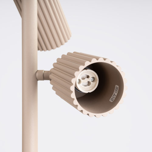 Sollux Lighting Vloerlamp KARBON 3 taupe - 30x30x155cm