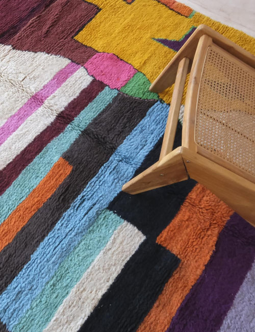 AFK Living vloerkleed Berber - handgemaakt - Wol - 250 cm x 350 cm