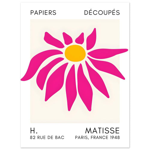 Artfulprints  Matisse – Deep sea dance pink   poster 30x40 cm - vtwonen shop