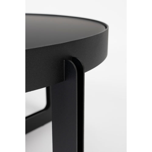 Zuiver Centre Salontafel Rond 68 cm Zwart - vtwonen shop