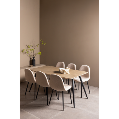 WOOOD 2-standen poot conisch 1 stuks Tablo - Metaal - Zwart - 72x79x10