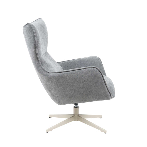 Starfurn  fauteuil Julia - grijs - 78x76x102cm