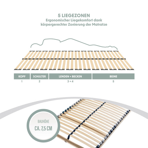 Home Deluxe lattenbodem VARI 140 x 200 cm - vtwonen shop