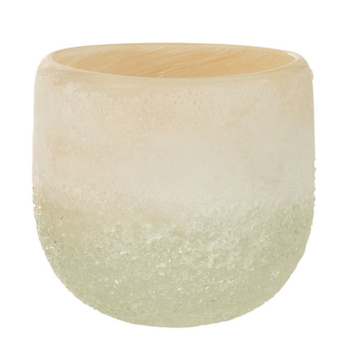 J-Line kaarshouder - glas - beige - small - vtwonen shop