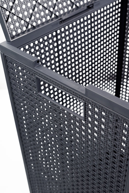 Curver Kaya Wasmand met deksel - 60L - Antraciet