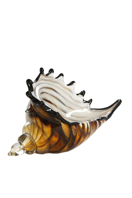 Light & Living ornament SHELL - 28x12x16cm - bruin