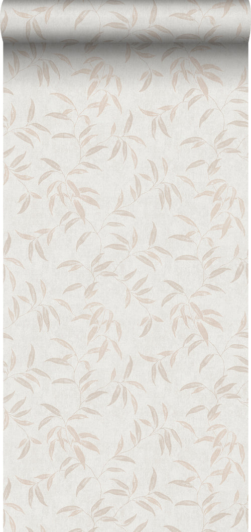 Sanders & Sanders behang bladeren beige - 53 cm x 10 m - 640233