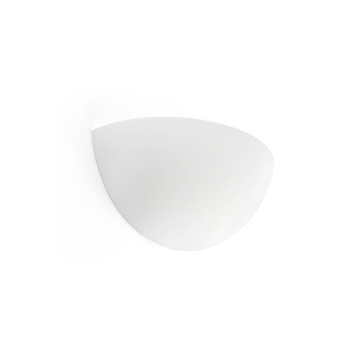 Faro Snow - 1 Light Indoor Wandlamp Wit Gips, E14