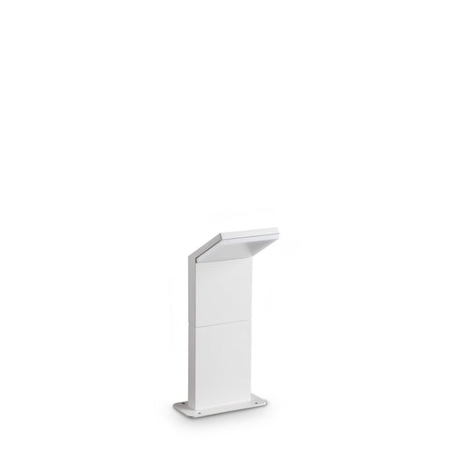 Ideal Lux STYLE 30 cm buitenlamp op voetstuk, wit, 1x LED 950lm 3000K IP54