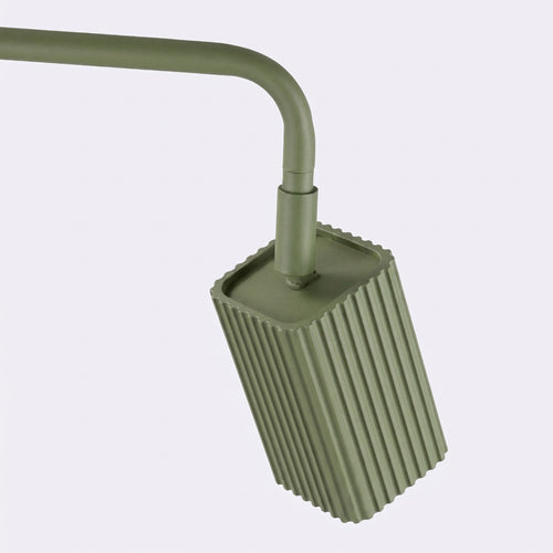 Sollux Lighting Vloerlamp RAYO 1 olijfgroen - 30x30x160cm