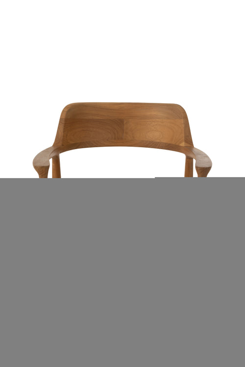 J-Line stoel Hiro - teak hout - naturel - vtwonen shop