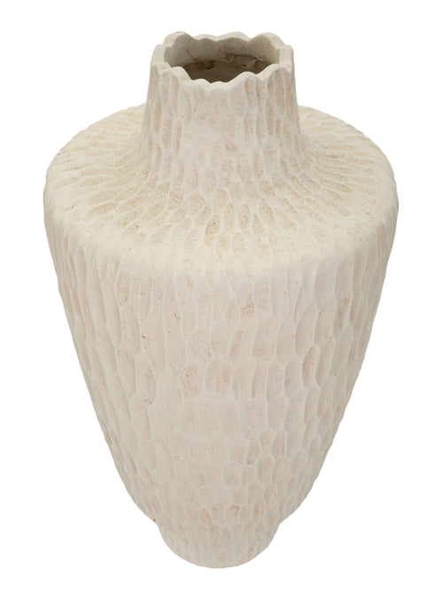 Mauro Ferretti vaas - 29,5x57 cm - crème