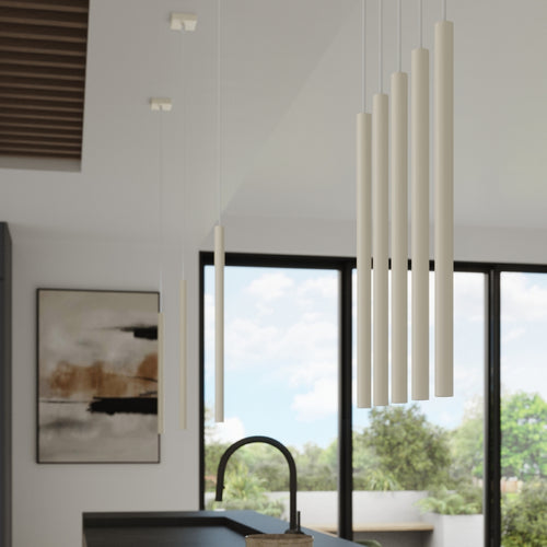 Sollux Lighting Hanglamp PASTELO 3P beige - 19,5x19,5x104cm