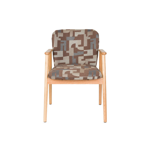 Housecraft Living Kenna Eetkamerstoelen met armleuning bruin - Set van 2 - vtwonen shop