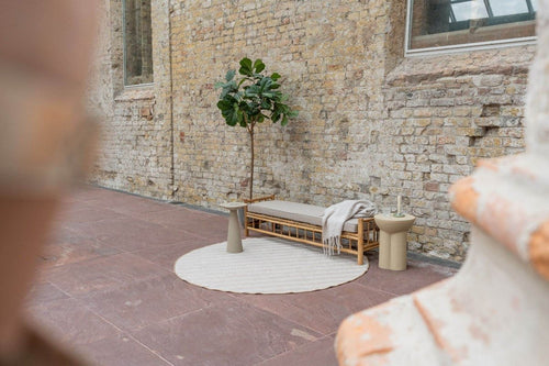 Interieur05 Rond Jute buitenkleed Naturel ZigZag - 240 x 240 cm - vtwonen shop