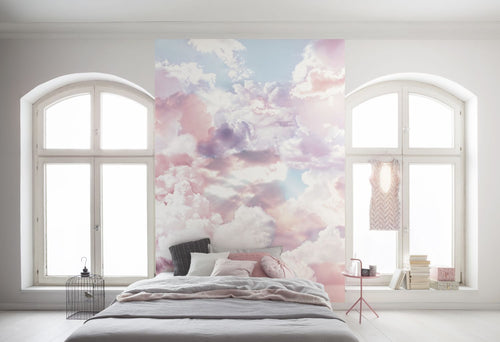 Sanders & Sanders fotobehang wolken roze en blauw - 300 x 250 cm - 611928 - vtwonen shop