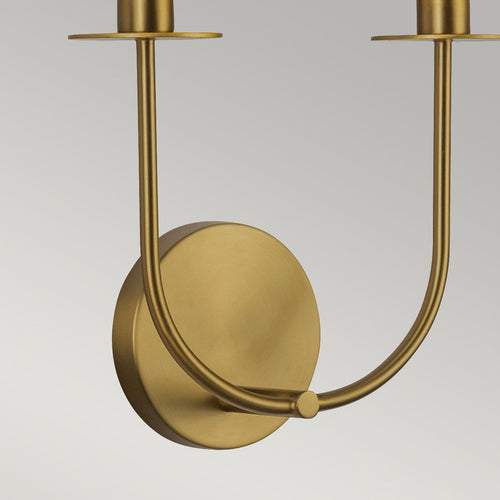 Wandleuchte Modern Gebürstetes Gold 2x E14