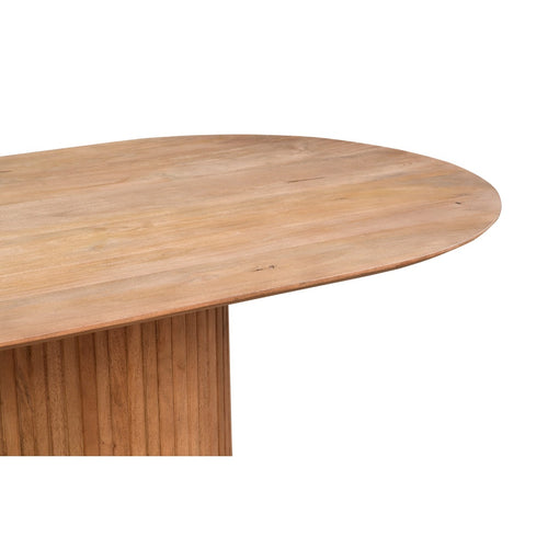 Giga Meubel Eettafel Ava - Naturel Mangohout - 200x100x77cm