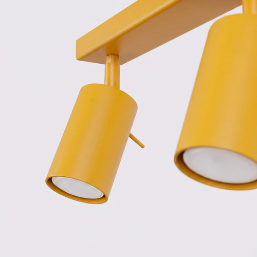 Sollux Lighting Plafondlamp RING 4L geel - 80x6x16cm