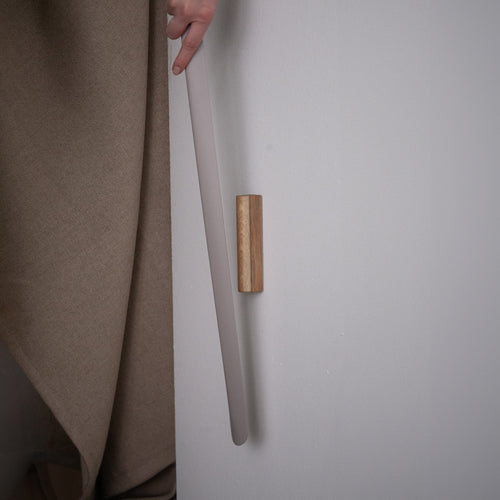 Spinder x BUDDE schoenlepel Don - Silky Taupe - Magneethouder
